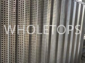 China Standard Colour Corrugated Perforated Panel Double Side Coating factory