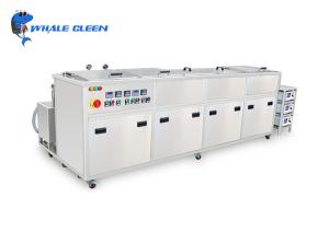 China 77L Four Tanks Industrial Ultrasonic Cleaner with Customizable Frequency SUS304/SUS316 Tank Material factory