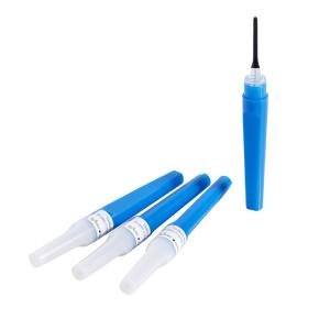 China Multiple Flashback Needle 23G Blue Disposable Blood Collection Needle factory