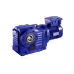 S57 S67 S77 Helical Worm Gear Motor Speed Reducer Gearbox With 90 Degree Shaft