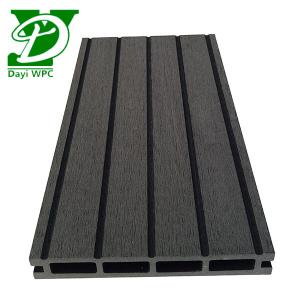 China Eco friendly Waterproof Hollow Composite Decking Boards factory