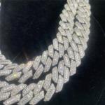 Tester Miami Real VVS Cuban Link 9.25 Hardness Hip Hop Cuban Link Bling