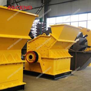 China 100 - 250tph High Efficiency Fine Crusher With Horizontal Shaft Barite Quartz Coal Plant factory