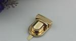 GZ Professional Custom Nickel Color Metal Push Lock For Handbags