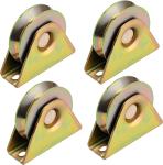 V Shaped Groove Gate Wheel Color Zinc-Plated Steel Pulley Sliding Gate Wheel
