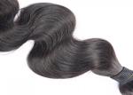 Smooth Feeling Long Brazilian Hair Weave , Unprocessed Hair Bundles With Closure