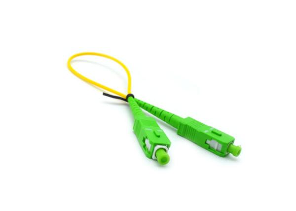 Single Mode Sm 9/125 Fiber Optic Patch Cord APC / UPC Polishing Optical Fiber