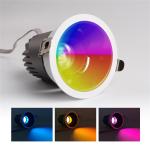 IP20 20W RGBW Color Temperature Fixed Round Commercial Recessed LED Downlight
