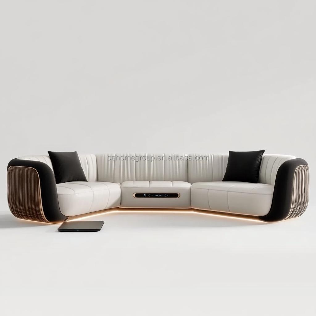 Modern Upholstered 2 3 Seater Sofa Light Luxury Living Room Lounge Loveseat Sofas Leather Couch Set Furniture