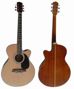 China 40inch Cutaway Spruce Acoustic guitar western guitar with Sapele back -AF4020C factory