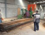 MJ3212B Woodworking Vertical Band Saw Mill With CNC Carriage