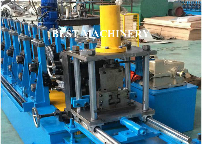 Shelf Panel Rack 2.5mm 11kw Upright Roll Forming Machine
