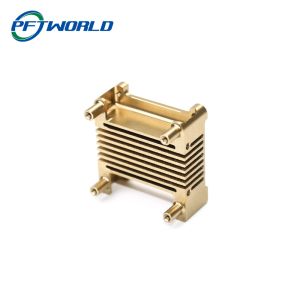 Anodize OEM Brass Precision Turned Components Electrophoresis Surface