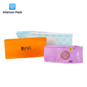 China Disposable Towel Side Gusset Bag Recyclable Degradable 25x14cm on sale