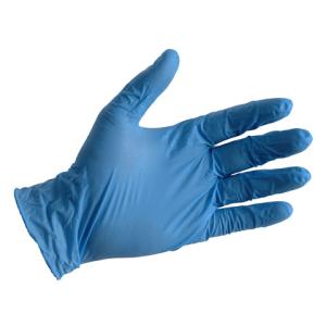 China Durable Disposable Nitrile Gloves , Nitrile Exam Gloves Blue Color factory