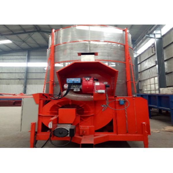 China Vertical Screw Feeding Batch Grain Dryer Low Temperature factory