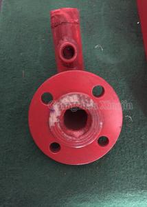 China Red / Sliver Steel Flange Fire Fighting Accessories Connecting Pipe factory