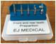 China Front&amp;rea teeth crown preparation kit/10pcs/box,silver color diamond burs factory