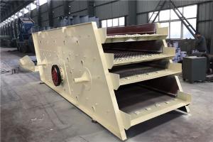 China YKJ Rock Stone Vibrating Screen Machine 3 Deck Circular 40 - 80tph factory