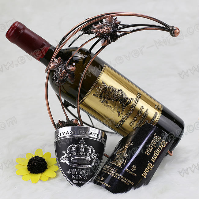 Logo Engraved Luxury Wine Custom Liquor Labels