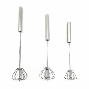 China Stainless Steel Manual Egg Beater Semi Automatic Rotary 10 &quot;12&quot; 14&quot; factory
