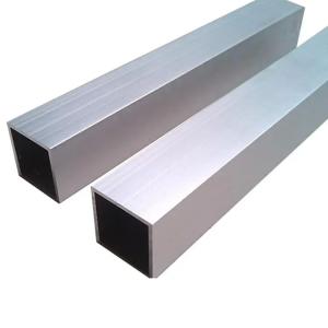 China Metal Aluminum Seamless Pipe 7075 Aluminum Alloy Square Tubes 5052 6061 3x3 Inch SCH80 factory
