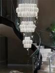 Crystal Glass Luxury Staircase Chandelier Lighting Solution
