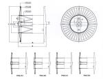 Industrial Steel Cable Reel Corrugated Bobbin For Stranding Machine