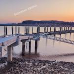 Marine Aluminum Gangway Floating Platforms Aluminum Alloy HDPE Floats