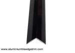 Powder Coating Black Aluminium Corner Guards / Metal Wall Corner Protectors