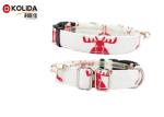 All Seasons Nylon Dog Collars Large Loading Capacity Christmas Soft Custom