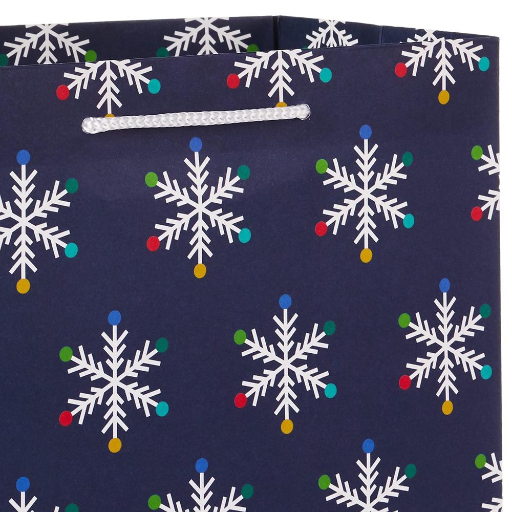 Christmas Gift Paper Bag For Decorative Party Bolsa De Navidad With Hand Length Handle