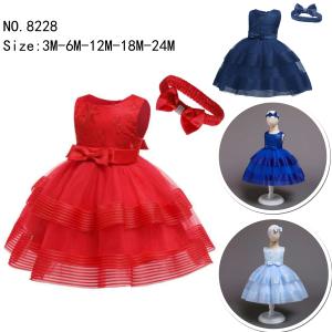 China girl's princess dress evening dress wear party dress ready goods ready to ship stock 63 factory