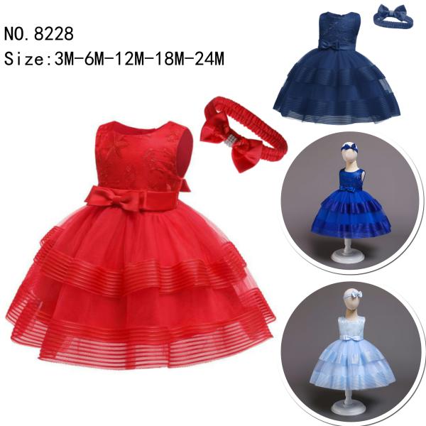 girl's princess dress evening dress wear party dress ready goods ready to ship