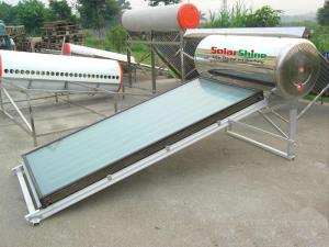 China flat plate compact solar water heater 8 factory