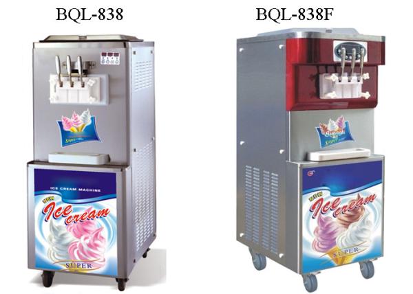 China Commercial Soft Serve Ice Cream Machine , Floor Standing Soft Ice Cream Maker factory