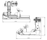 14-56 Inch Rim Automatic Truck Tire Changing Machine 5CBM