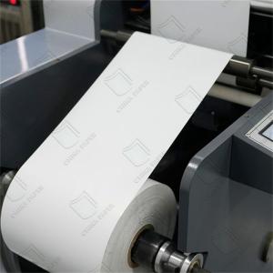 China White Blue Yellow Glassine Base Paper Or One Side Coated Silicone Glassine Paper For Label Paper Making factory