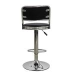 Swivel Electroplated Leather Bar Stool Accessories Modern Chair With Circular
