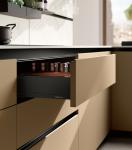 Customized Classic Wood Kitchen Cabinets Storage Solutions With White Cabinet