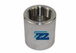 Forged Steel Pipe Coupling Fitting , BSPP 3 / 4 " SS316L Metal Pipe Fittings