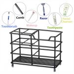 304 Stainless Steel Bathroom Toothbrush Holder Toothpaste Holder Stand Bathroom