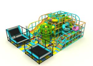 China Steel Pipe + LLDPE Kids Indoor Playground Equipment With Spider Net Towel KP170119 factory