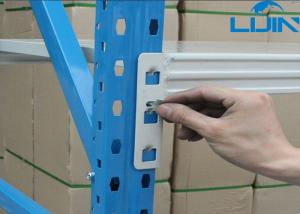 China Medium Duty Warehouse Shelving Racks , High Density Steel Warehouse Storage Shelves factory