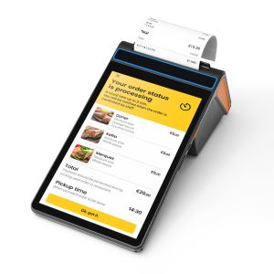 China 8 Inch LCD Screen Cash Register with 2D Bar Code Scanner CMOS and AC Adapter Power Source factory