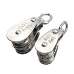 Durable Stainless Steel S3151 Folding Double Pulley Block for Water Treatment