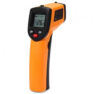 China Digital Infrared Thermometer Professional Non-contact Temperature Tester IR Temperature Laser Gun Device Range factory