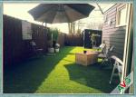 High Wear Resistance Outdoor Artificial Grass Field Green / Apple Green Color