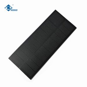 ZW-14060P Semi-filexable Solar Charger 5.5V PET Laminated Solar Panel 1.3W