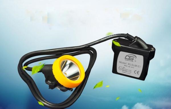 7800mAh rechargeable li - ion battery LED Mining Headlamp portable with low